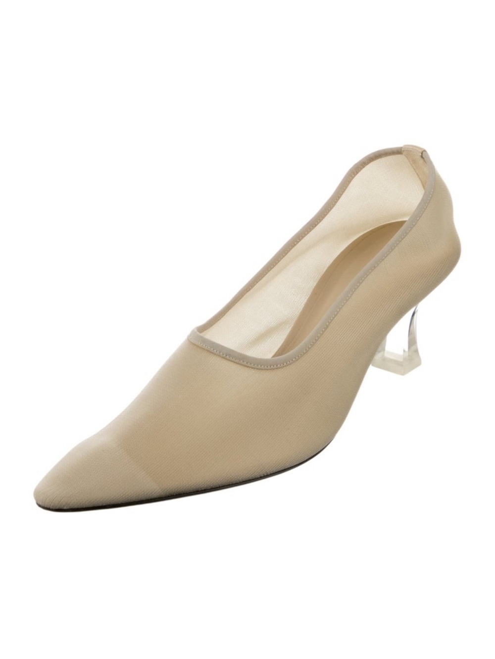 The Row Mesh Beige hells